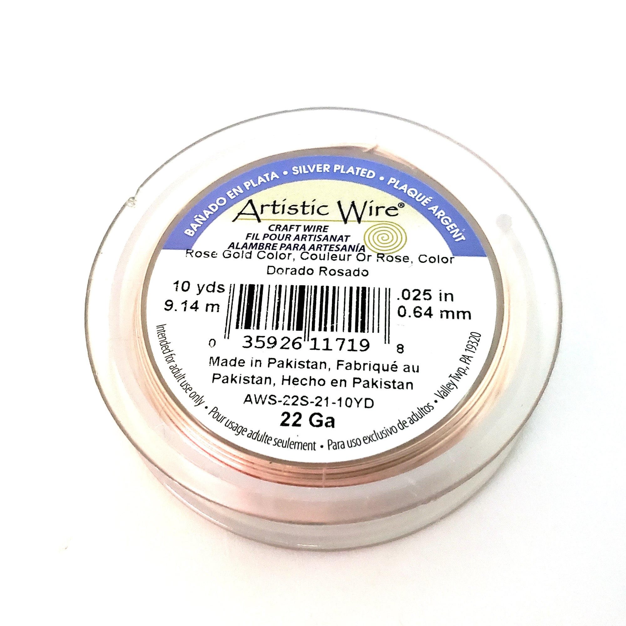 Rose Gold Colored Copper Wire, Anti-Tarnish, 22 Gauge, 10 Yards (30 Fe -  Jewelry Tool Box